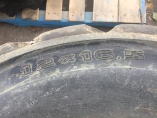 (2) Galaxy Skid Steer Tires 12 x 16.5 NHS.