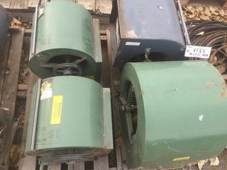 (4) Squirrel Cage Fan Units - Belt Driven.