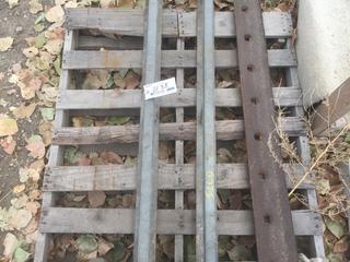 (2) Rails for Pick-Up Truck Box 6'Long & Replacement Dozer Blade 6" x 5 1/2".