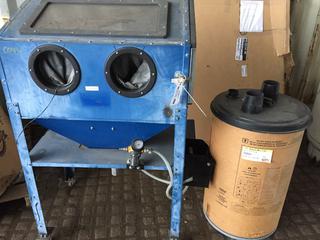 Sand Blast Cabinet w/ Dust Collector.