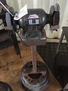 6" Grinding Wheel 1/2 Hp, 110/220 V on Stand.