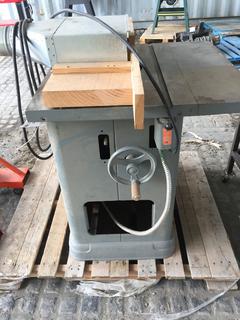 Chipper Router Table c/w Cutter Heads.