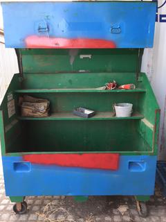 Big Metal Rolling Tool Box 5' x 30" x 5'.