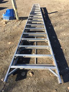 16' Aluminum Step Ladder.