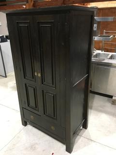 TV Armoire 37"L x 23"D x 71"H.