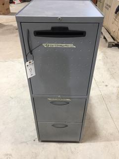 Metal Filing/Storage Cabinet 18"W x 22"D x 51"H.