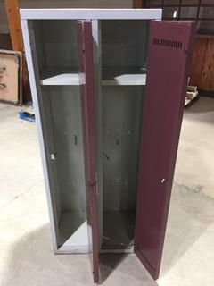 2 Bank Locker 24"W x 15"D x 60"H.