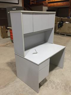 Office Desk w/ Hutch 48"W x 30"D x 65"H.