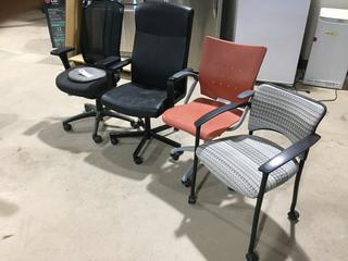 (4) Variety Office Chairs.