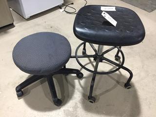 (2) Adjustable Stools.