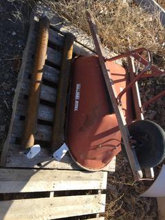 Wheelbarrow & (2) New Garage Door Overhead Springs 10'-12' Lengths.