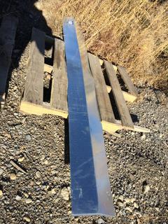 Quantity of Tin Flashing 6" x 6" - 8' Lengths.