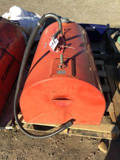 Westeele Red Slip Tank 46" x 29" x 24" w/ Hand Pump.