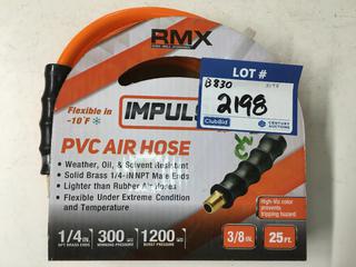 RMX Impulse PVC Air Hose 25 Ft. 3/8".