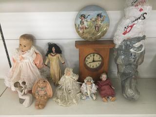 Assorted Quantity of Box Doll Figures & Ornaments.