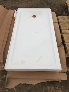 Maax Olympia 60 Shower Base - White 60" x 32" x 3". *Damaged*