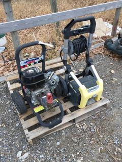 (1) Powerease 6.5 Hp 200cc Pressure Washer & (1) Karcher 2000 Psi Pressure Washer. *Both Requires Repair*