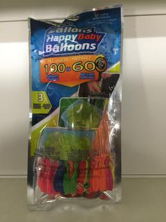 Quantity of Happy Baby Self Sealing Water Balloons.