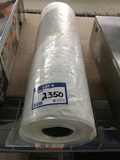Roll of Poly 25" Width, Unknown Length.