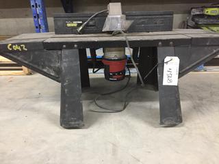 Craftsman (Sears) Router c/w Table, Model 315.244750.