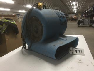 Drieaz Santana Turbo Dryer Carpet Dryer Blower, S/N F01-07050.