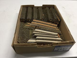 Quantity of 2 1/2" Collated Nails.