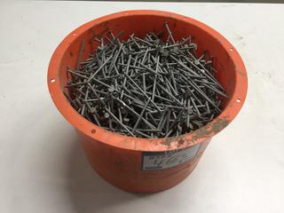 Quantity of 3 1/2" Galvanized Nails.