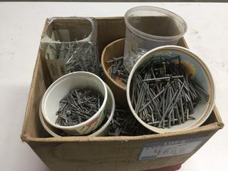 Quantity of Assorted Nails & Fasteners.