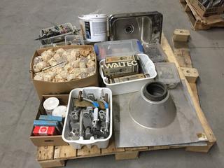 Quantity of Bathroom Faucets, Knobs, Drains, Sinks, Etc.