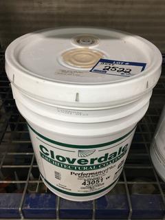 5 Gallon Pail of Cloverdale Paint, Candle Light.