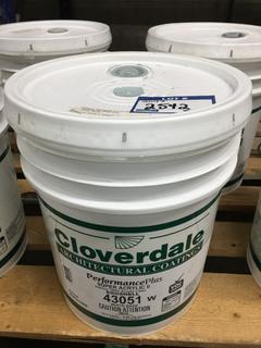 5 Gallon Pail Of Cloverdale Paint, Clear Skies.