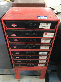 WURTH Storage Bin c/w Drawers & Parts.