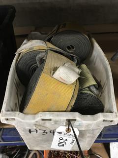 Quantity of Assorted Lashing Straps.