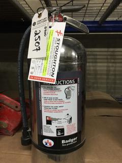 (1) 20 LB Wet Chemical Fire Extinguisher.