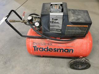 Devil Biss 100 LB Tradesman Air Compressor.