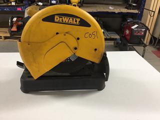 DeWalt D28710 14" Chop Saw Electric S/N D97636.
