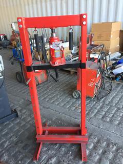 12 Ton Shop Press & Bottle Jack.