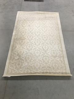 Area Rug, Raven NA Ivory, 60" x 94".