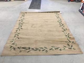 Area Rug, Beige, 7'9" x 10"9". Model # K06535.