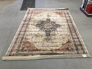 Area Rug, Arabesque, 89" x 1030".