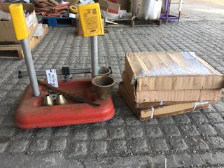 Snap On Wheel Balancer & (4) Boxes of Weather Guard Accessory Trays.