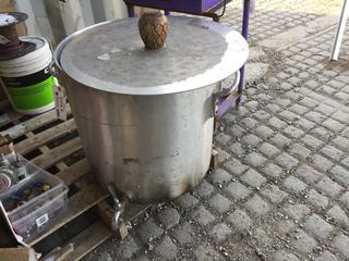 Large Steel Cooking Pot w/ Tap/Drain.