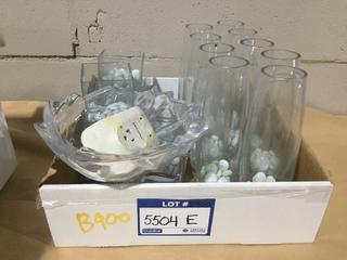 Quantity of Glass Vases.