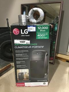 LG Portable Air Conditioner 12,000 BTU/Hr., Model # LP1215GXR.