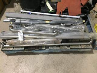 Quantity of Bathroom Grab Bars, Floor Mats & Curtain Rods.