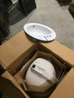 (2) American Standard Sinks, Approximately 20"D.