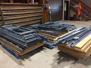 Quantity of Metal Shelving w/ Shelves, Approximately 30", 19", 36" Widths And 6' Tall.