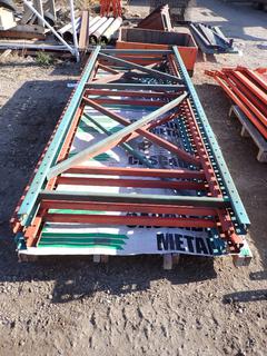 Qty Of (6) 42in X 10ft Pallet Racking End Frames