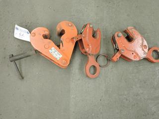 2 Ton Beam Clamp C/w (1) 2-Ton Plate Clamp And (1) 1-Ton Plate Clamp
