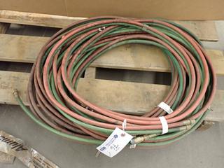 Qty of Oxy/Acetylene Hoses, Lengths Unknown